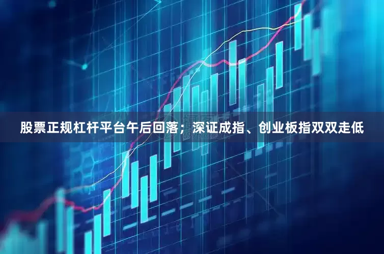 股票正规杠杆平台午后回落；深证成指、创业板指双双走低